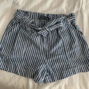Striped boutique shorts